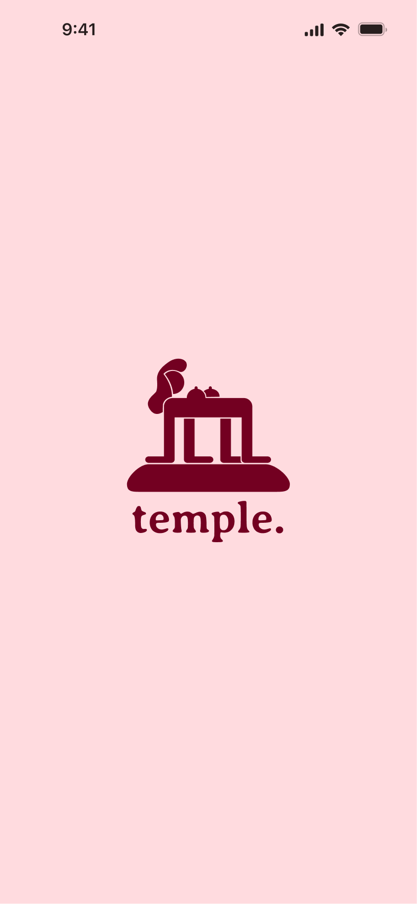 temple logo branding exploration